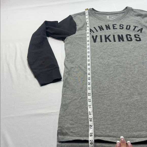 Nike Minnesota Vikings long sleeve shirt dress size small - Picture 5 of 9